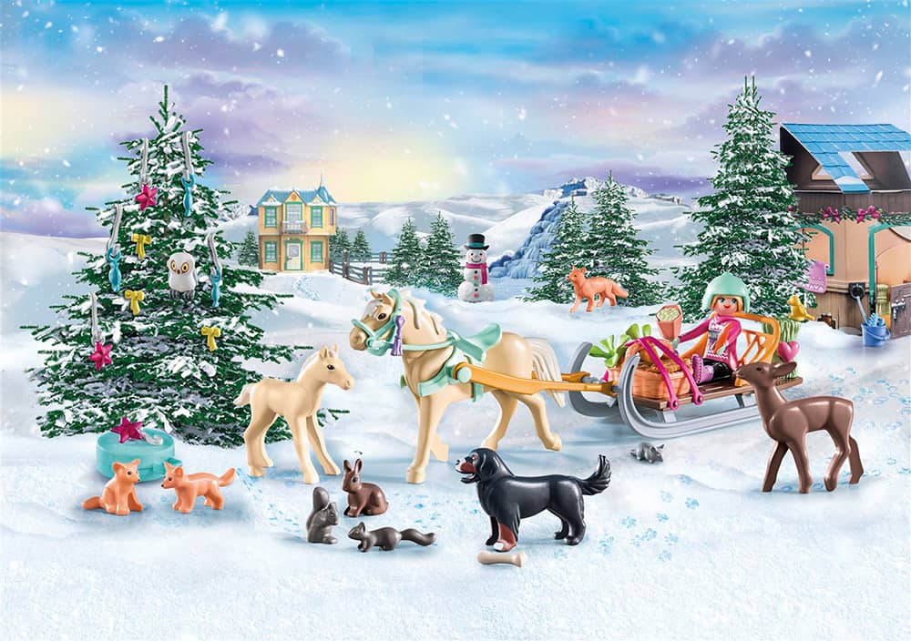 Playmobil - Χριστουγεννιάτικο Ημερολόγιο Βόλτα Με Το Έλκυθρο