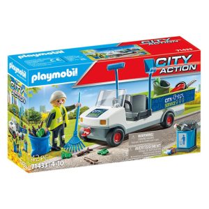 Playmobil - Ηλεκτρικό Όχημα Οδοκαθαριστή