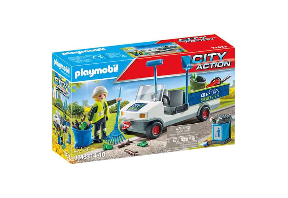 Playmobil - Ηλεκτρικό Όχημα Οδοκαθαριστή