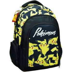 Gim - Τσάντα Πλάτης Δημοτικού Pokemon Pikachu