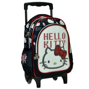 Gim - Τσάντα Trolley Νηπιαγωγείου Hello Kitty Croche