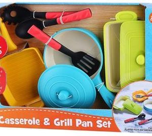 Playgo - Σετ Κουζινικών Casserole & Grill Pan 8Τμχ (3705)