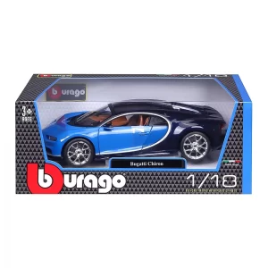 Bburago - Μεταλλική Μινιατούρα Σε Κλίμακα 1/18 - Bugatti Chiron Blue #18-11040#