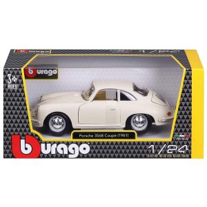 Bburago - 1/24 Porsche 356B Coupe (1961) Ivory - 18-22079