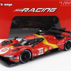 Bburago - Μεταλλική Μινιατούρα Σε Κλίμακα 1/24 - Ferrari 499 P # 18-26309#