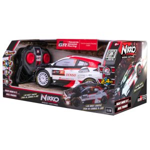 Nikko - RC 1/18 Τηλεκατευθυνόμενο WRC Toyota Gazoo Night Mode #34-10394#