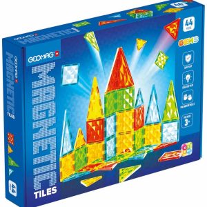 Geomag Magnetic Tiles Gems - Μαγνητικά Πλακίδια Σετ 44 Τεμ.