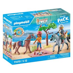 Playmobil - Starter Set - Η Αμέλια Και Ο Μπεν Πάνε Βόλτα Στην Παραλία