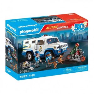 Playmobil  - Action Heroes -  Όχημα Χρηματοαποστολής -  50 Χρόνια #71597#