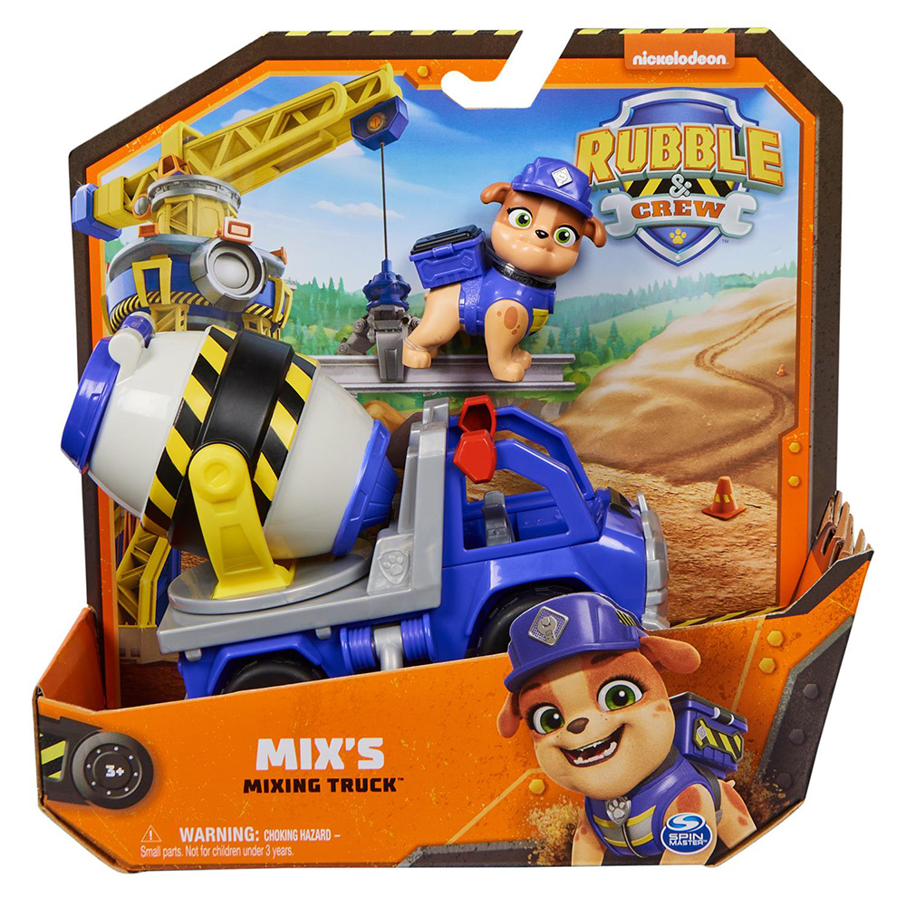 Spin Master - Paw Patrol - Rubble And Crew - Mixing Truck