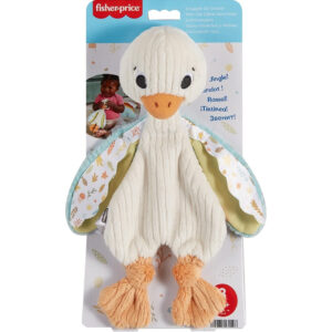 Fisher Price - Χήνα Η Αγκαλίτσα - Μαλακό Παιχνίδι Με Κουδουνίστρα Για Νεογέννητα