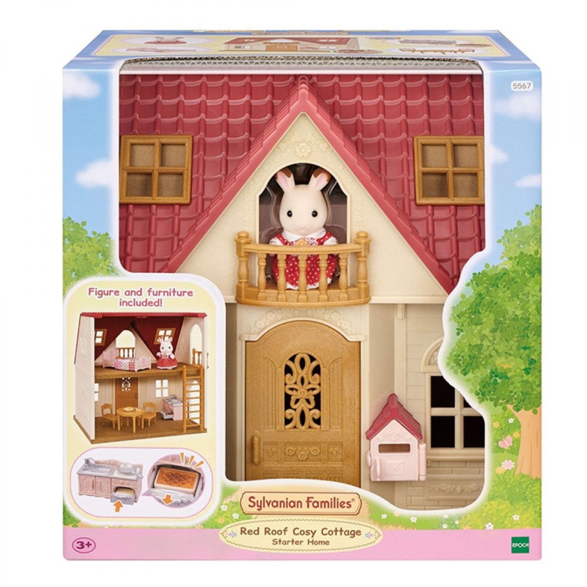 Sylvanian Families - Το Σπίτι Του Αγρού Με Κόκκινη Σκεπή