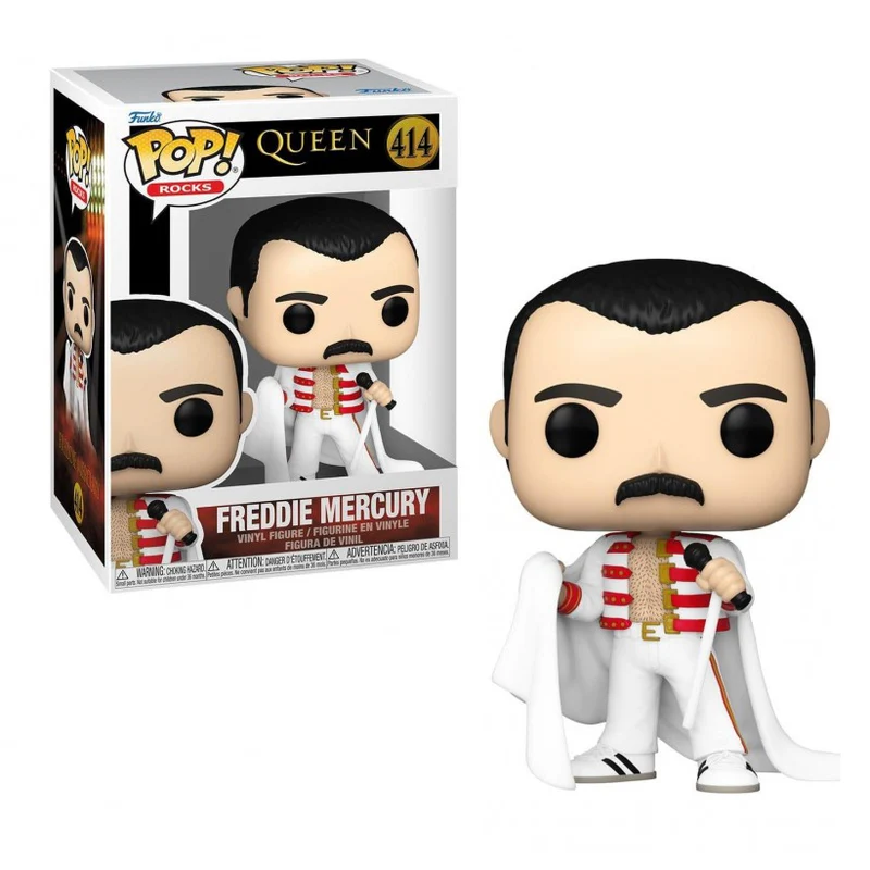 Funko Pop: Rocks: Queen - Freddie Mercury with Cape #414 Vinyl Figure